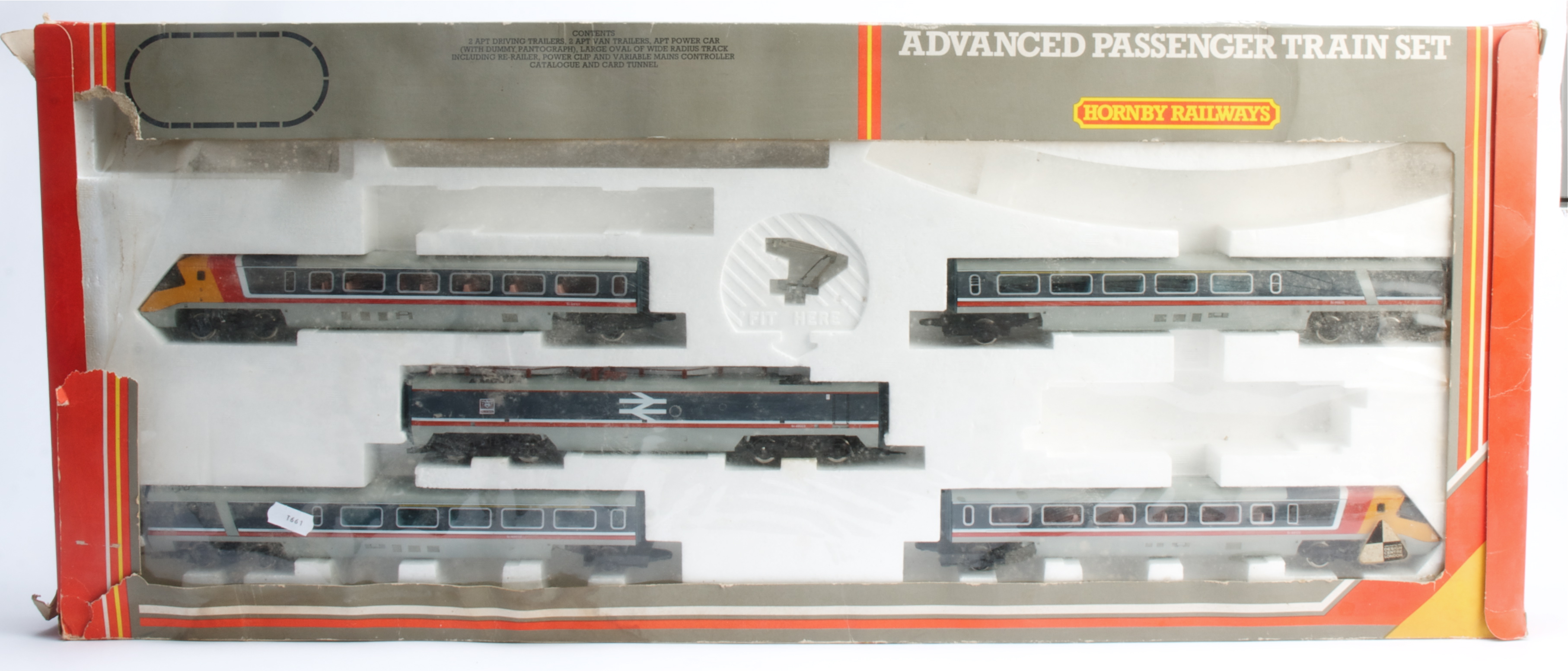 Hornby 00 Gauge R543 Advanced Passenger Train, comprising 5-Car unit with pantograph, in original