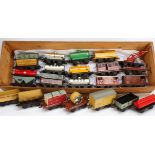 Hornby O Gauge Post-war Freight Stock, including Manchester, Shell Lube and other tank wagons, BR