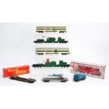 Tri-ang 00 Gauge early Battlespace Rolling Stock, R216 Rocket Launching wagon (no rocket), in