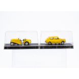 Nacoral Inter-Cars (Spain) 1/43 Fiat 127 Sport Ref 120, yellow body, red roof stripe, 'Esso'