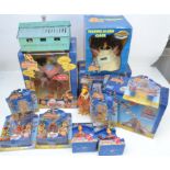 Chicken Run Toys and Collectibles, boxed/packaged items including talking alarm clock by Wesco,