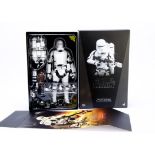 Star Wars Hot Toys I:6 First Order Flametrooper Figure, MMS326, signed on the base by Glyn Dillon