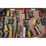 Various 00 Gauge kit-built and RTR Goods rolling stock by Peco Ratio Airfix Hornby Tri-ang and