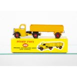 A Dinky Toys 409 Bedford Articulated Lorry, late issue with yellow cab, silver grille, window