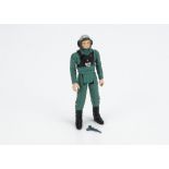 Vintage Star Wars Last 17 A-Wing Pilot Action Figure, complete with original weapon, 'L F L 1984' to