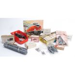 Large collection of 00 Gauge Spares Kits and other items, including just-started white metal Black