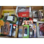 Modern Diecast Vehicles, a collection of vintage mainly private vehicles unboxed or loose in boxes