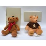 Two modern Steiff Bears, 2013 Steiff Bear and 2009 Steiff Bear, both with original labels, in