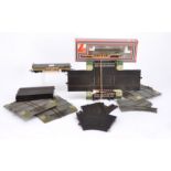 Tri-ang 00 Gauge Minic Motorway Road Rail Track Crossings and Accessories, unboxed, black, RM 910