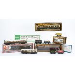 Various 00 Gauge RTR and made and unmade Coaches and wagons kits, Roxey Mouldings unmade Coach kits,