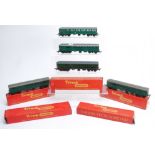 Tri-ang 00 gauge BR SR EMU Power Trailers and Centre Cars, Power Cars (2, one repainted green and