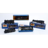 Hornby-Dublo 00 Gauge 3-Rail BR black Tank Locomotives, EDL18 2-6-4T and EDL17 0-6-2T , both in