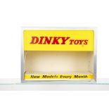 Dinky Toy Tinplate and Perspex Illuminated Counter Display Unit, 330mm x 240mm, perspex front
