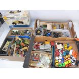 Playworn Diecast Vehicles and Spares, postwar and later playworn private and commercial vehicles