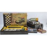 Scalextric Set 32 and other Accessories, Set 32 comprising BRM and Lotus 1962 with additional Lotus,