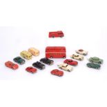 Tri-ang 00 Gauge Minic Motorway loose Vehicle and Caravans, Aston Martin (2 red & white), Jaguar (3,
