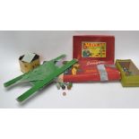 Meccano Lotts Bricks and Marbles, Meccano Accessory Outfit 6a (parts in original box and tin),