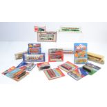 Smaller Scale Buses and Coaches, a boxed/carded collection of vintage and modern vehicles