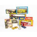 Various Diecast, including Dinky Toys 266 ERF Fire Tender, 950 Foden Fuel Tanker, Corgi Classics (