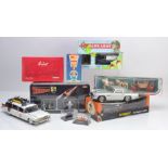 Film and TV related Models and Others, variuos items including a boxed plastic 1960s Batmobile