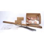 Collection of 00 Gauge Track construction items and Wrenn/Formoway fibre 3-Rail Track, including