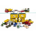 Various Diecast and Lead Figures, including Matchbox MOY (4), in original boxes, loose Corgi Toys