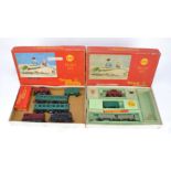 Tri-ang 00 Gauge RPD Primary Series Set and accessories, Set comprising maroon steeple Cab 0-4-0