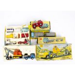 Corgi Toys Gift Sets, 27 Machinery Carrier with Bedford Tractor Unit and Priestman Cub Shovel, 21