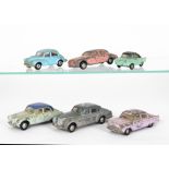 Playworn Tri-ang Spot-On Cars, Friskysport, Armstrong Siddeley Sapphire, Ford Zodiac, Bentley