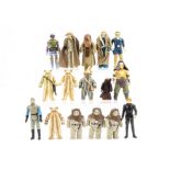 Vintage Star Wars Action Figures, Boba Fett, Teebo, Chief Chirpa (3), Logray (3), Rancor Keeper,