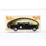 A Mebetoys A15 Fiat 1500 Vigili Urbani "Civetta", matt black body, white roof, brown interior,