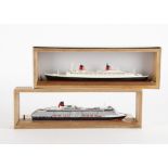 White Metal 1/1250 Scale Famous Liners by Classic Ship Models, two boxed models CSC 043 Queen