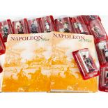 Complete run of 100 del Prado Napoleon at War Foot Figures, complete with parts for 2 bonus