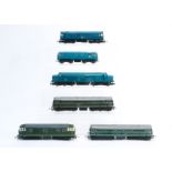Tri-ang Tri-ang Hornby and Hornby 00 Gauge unboxed Diesel Locomotives, Tri-ang, BR green A1A A1A (