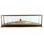 Model of SS Reina Del Mar in Glazed Display Case, a fine quality model constructed and finished to a