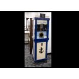 The Drunken Sailor Novelty Pier Amusement Arcade Machine, 1960s, in painted wooden case with prow of