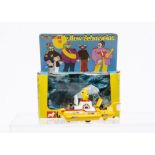 A Corgi Toys 803 The Beatles Yellow Submarine, yellow/white body, two opening hatches with Beatles