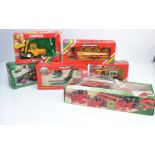 Britain's and Siku Farm Models, a boxed group 2:32 scale including Britain's 9534 hay bale