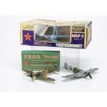 Aircraft Models, USSR 1:72 diecast MBR-2 Seaplane, Frog/Penguin Series 1 Spitfire Mk XII kit No