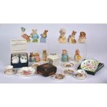 Ten Beswick pottery Beatrix Potter figures, to include the Taylor of Gloucester, Cottontail,