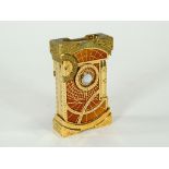 A premium S.T. Dupont of Paris 'Shoot the Moon' lighter, with astrological design, a limited edition