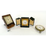 Three 20th Century pocket timepieces, one a Le Coultre with an eight day movement, another with