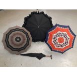 Lady's Scarves and Vintage Umbrellas, a collection of vintage and modern silk and other scarves
