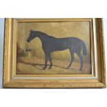 A 19th Century "Ellington" equestrian oil on board study, the Derby winner of 1865, details about