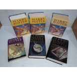 Harry Potter First Editions, five volumes comprising Bloomsbury Editions Order of The Phoenix