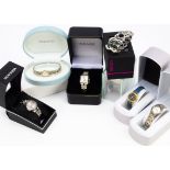 Eight modern ladies wristwatches, all boxed, including a Skagen, a Seksy, two Lorus, two Accurist, a