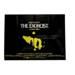 The Exorcist (1973) UK Quad poster, this being the early first release pre-Oscars version and in