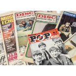 Music Magazines, approximately sixty-five Music magazines mainly from the 1960s and 1970s comprising