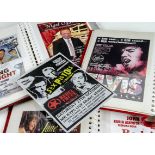 Theatre Flyers / Autographs, three albums containing over seventy five flyers from modern