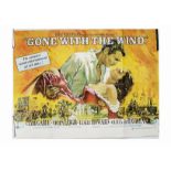 Gone With The Wind (1939) UK Quad poster, for the 30th year anniversary re-release in 1969, the
